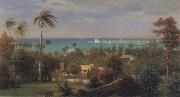 Albert Bierstadt Bahamas Harbour painting